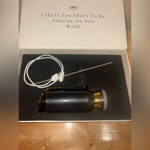 Gold and Black Wine Aerator
